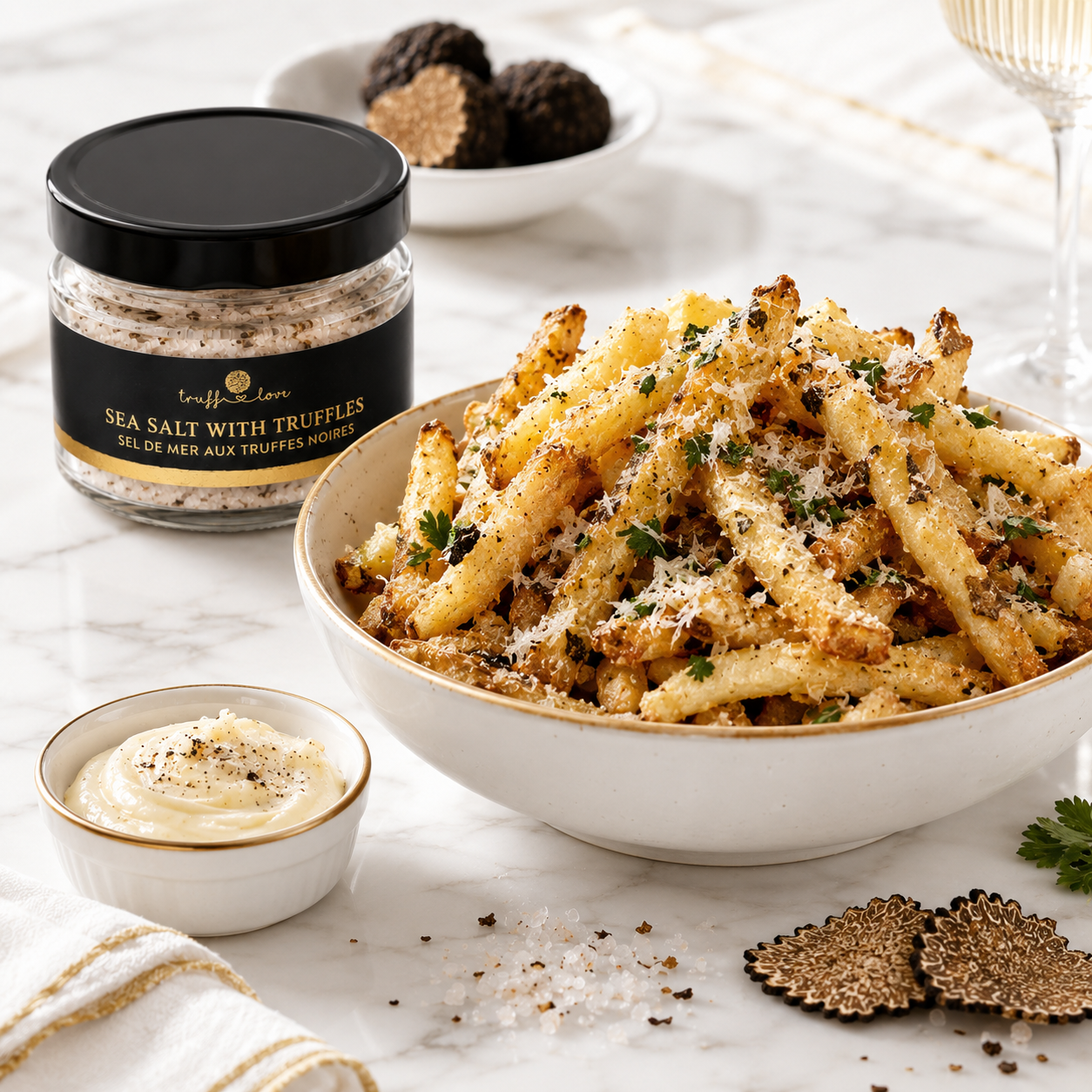 Black Truffle Sea Salt Parmesan Fries