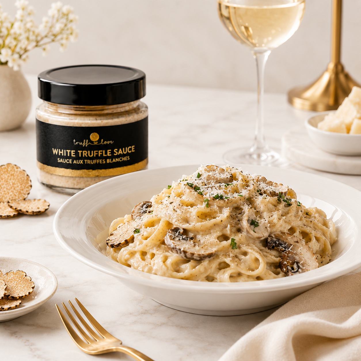 White Truffle Cream Pasta