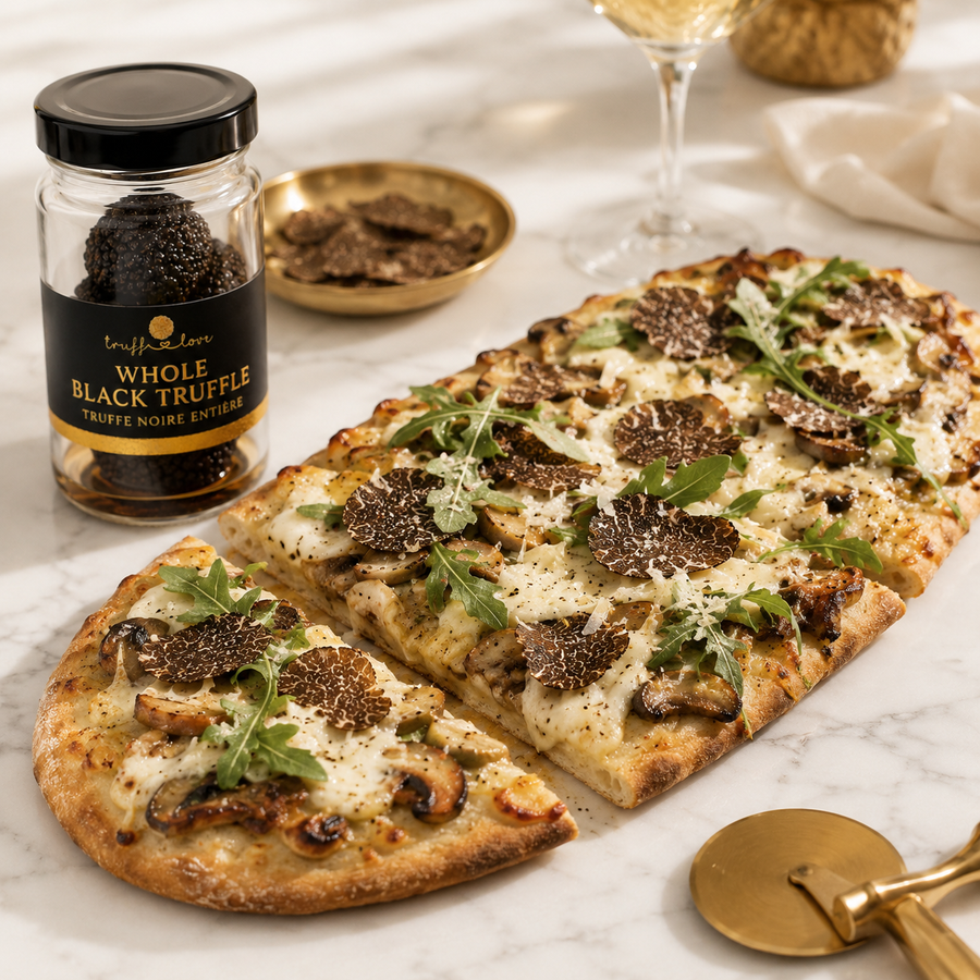 Whole Black Truffle Mushroom Flatbread