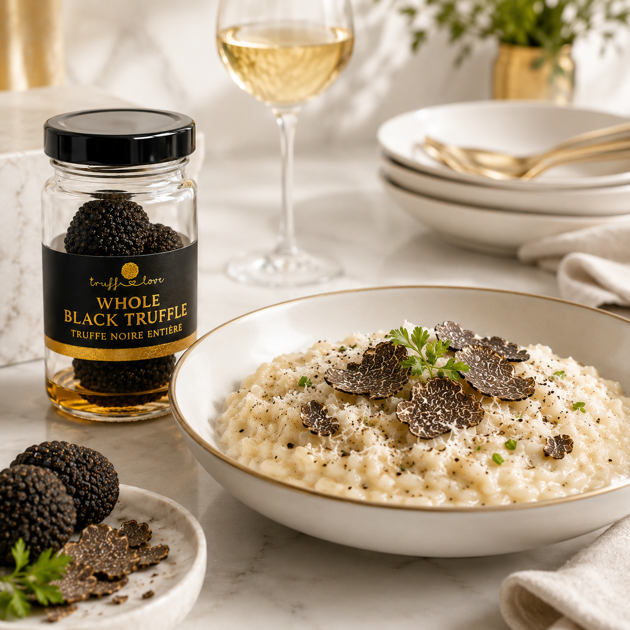 Whole Black Truffle Parmesan Risotto