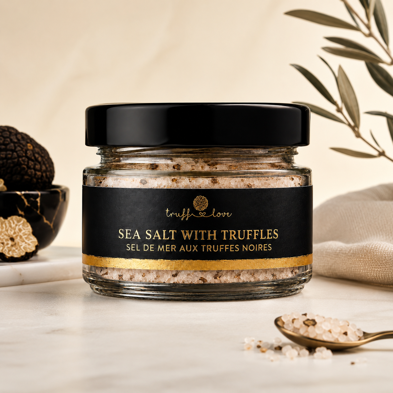 Black Truffle Sea Salt