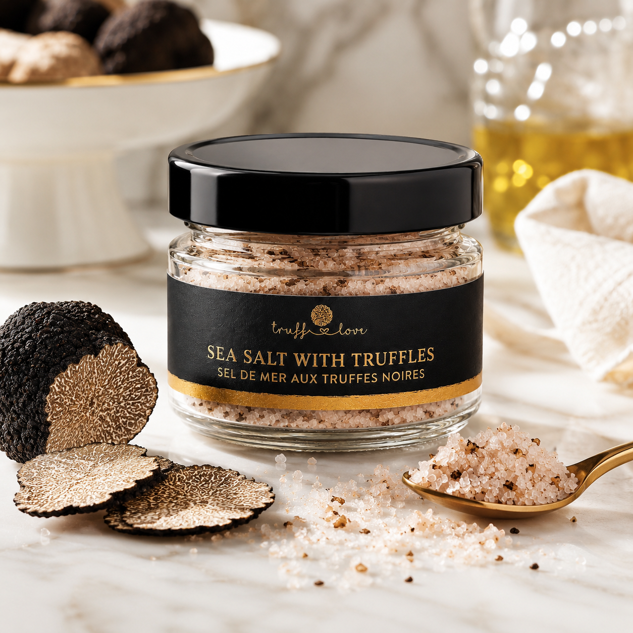Black Truffle Sea Salt